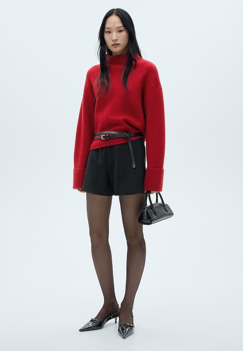 MANGO - Sweater Botonet - Red