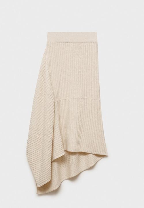 MANGO - Skirt Granado - Light Beige