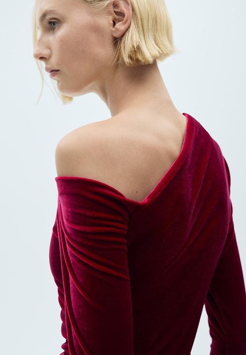 MANGO - Dress Xvirgo - Red