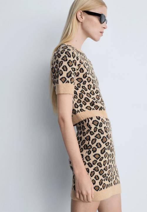MANGO - Skirt Synn - Brown