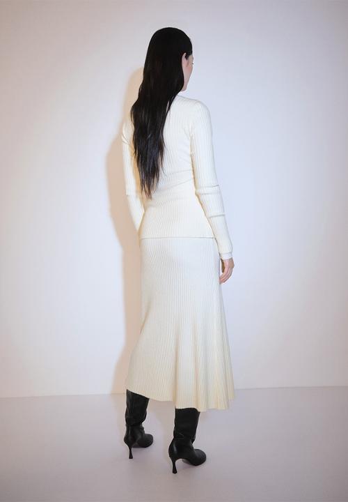 MANGO - Skirt Oleg - Light Beige