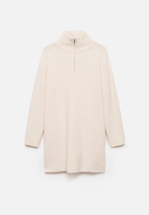 MANGO - Dress Taldepor - Light Beige