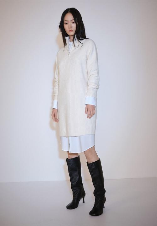 MANGO - Dress Taldepor - Light Beige