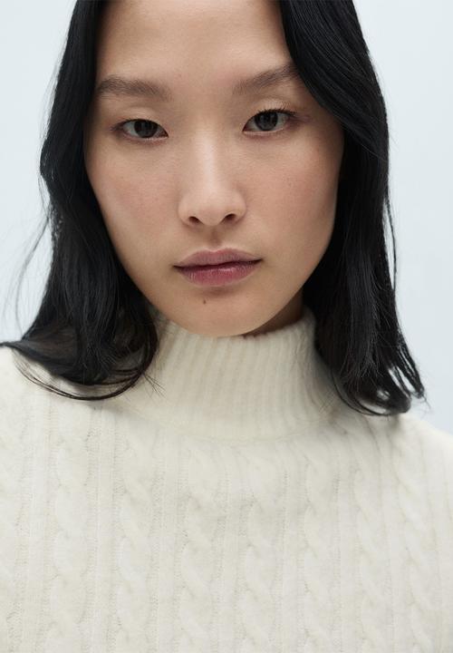 MANGO - Sweater Seedsper - Light Beige