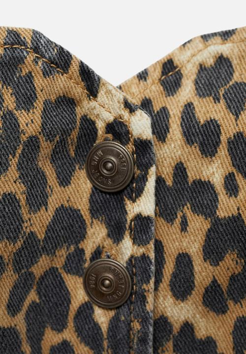 MANGO - Top Leo -  Brown