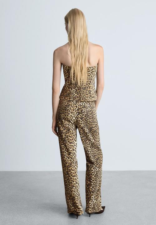 MANGO - Top Leo -  Brown