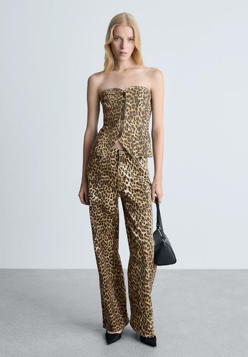 MANGO - Top Leo -  Brown