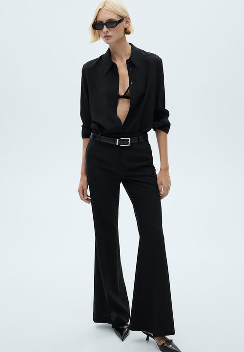 MANGO - Trousers Nuit - Black
