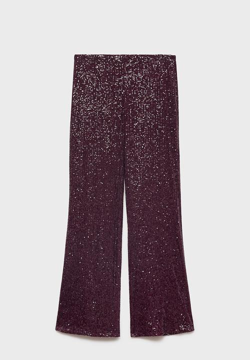 MANGO - Trousers Xjupiter - Dark Red