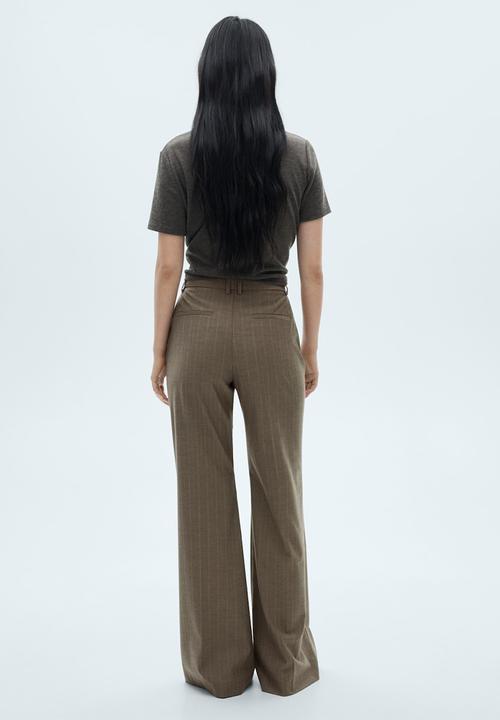 MANGO - Trousers Irish -  Light Beige
