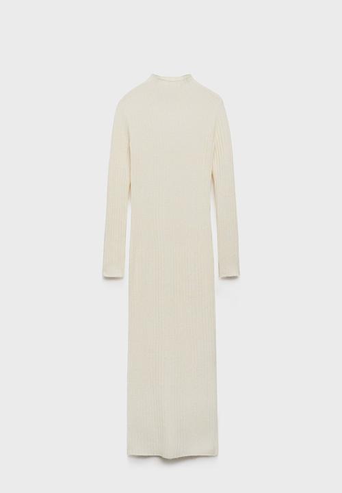 MANGO - Dress Garrigo - Light Beige