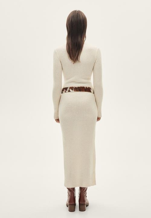 MANGO - Dress Garrigo - Light Beige
