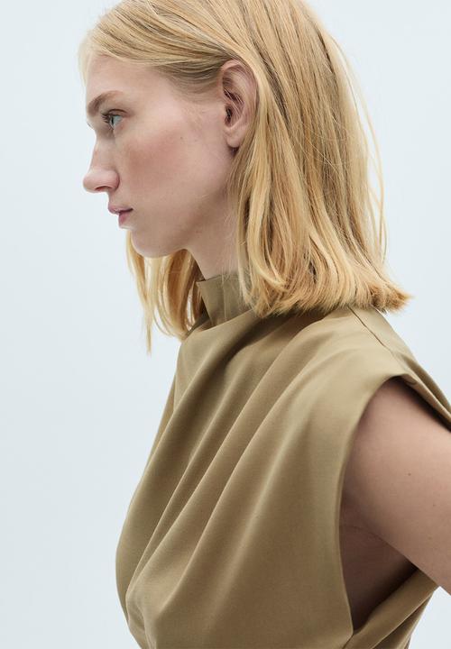 MANGO - Blouse Angela - Beige
