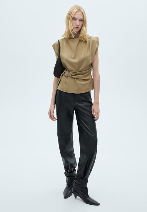 MANGO - Blouse Angela - Beige