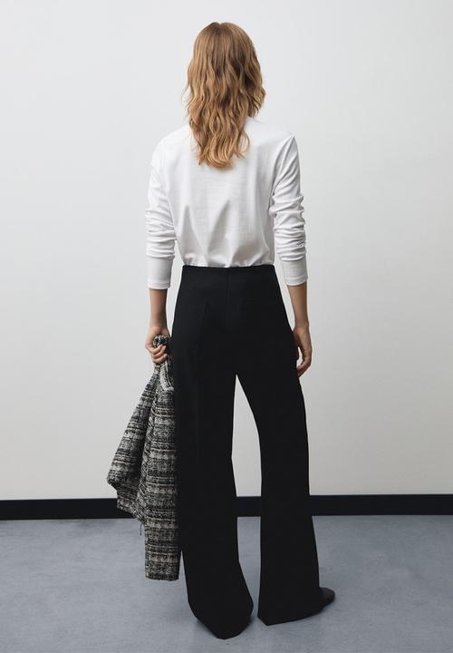 MANGO - Trousers Baguette - Black
