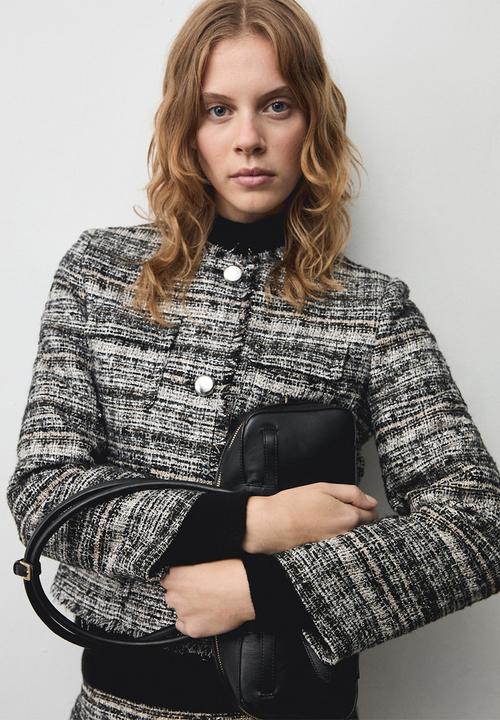 MANGO - Jacket Ziggy - Black
