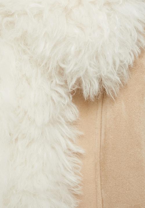 MANGO - Coat Penylane -  Light Beige
