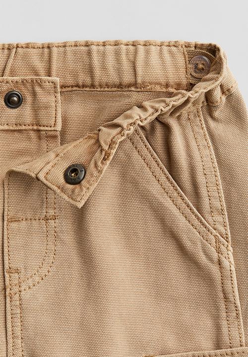 H&M - Patch pocket jeans - beige