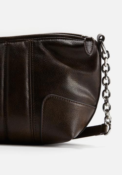 H&M - Rectangular shoulder bag - dark brown
