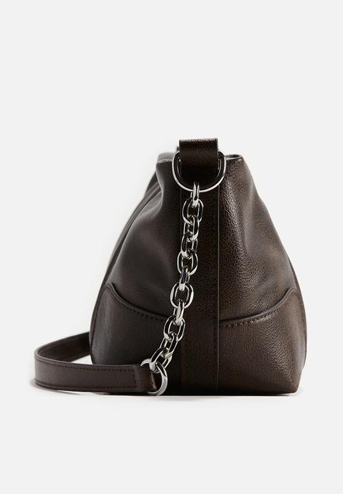 H&M - Rectangular shoulder bag - dark brown