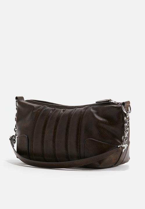 H&M - Rectangular shoulder bag - dark brown