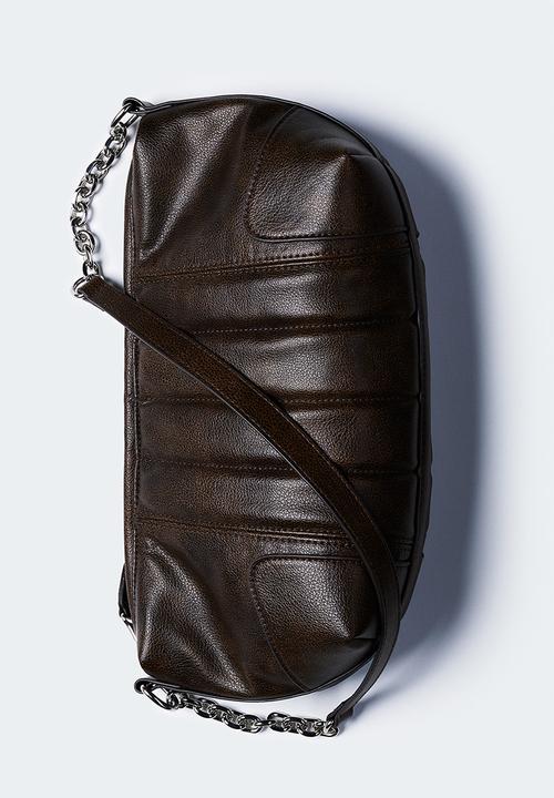 H&M - Rectangular shoulder bag - dark brown