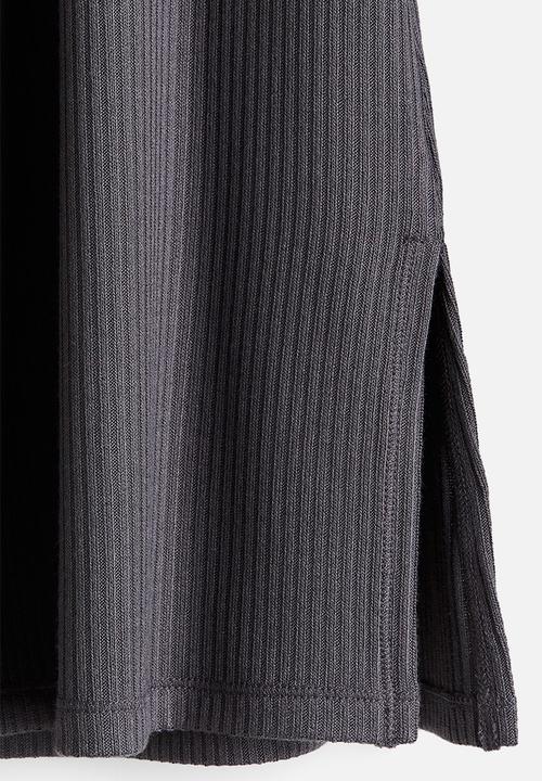 H&M - Boat-neck jumper - dark grey