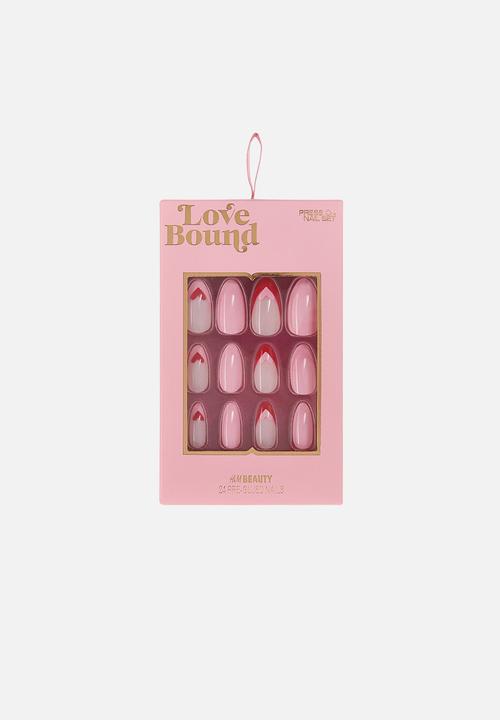 H&M - Press-on nails - pink & hearts