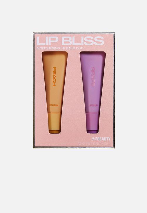 H&M - Lip balm duo - yellow & purple
