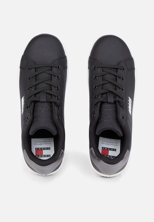 Tommy Hilfiger - Flatform leather sneaker - warm stone