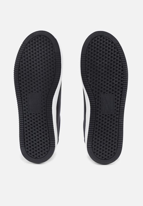 Tommy Hilfiger - Flatform leather sneaker - warm stone