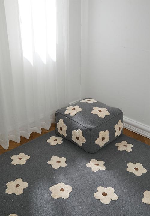 Sixth Floor - Flora pouf - Navy