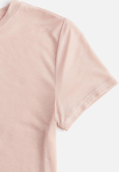 H&M - Fitted T-shirt - light pink