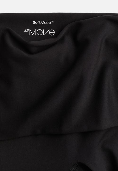 H&M - Flared yoga leggings in softmove™ - black