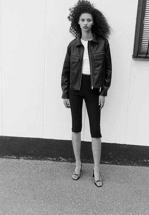 H&M - Coated jacket - black