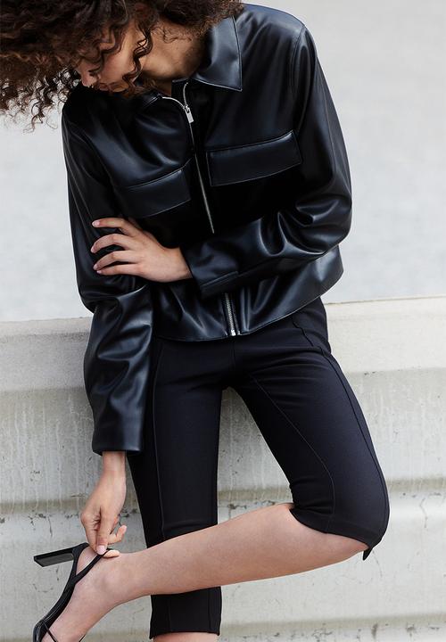 H&M - Coated jacket - black