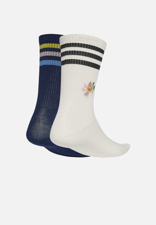 adidas Originals - Liberty Crew sock 2Pack Ultco/Cwhite - Multi