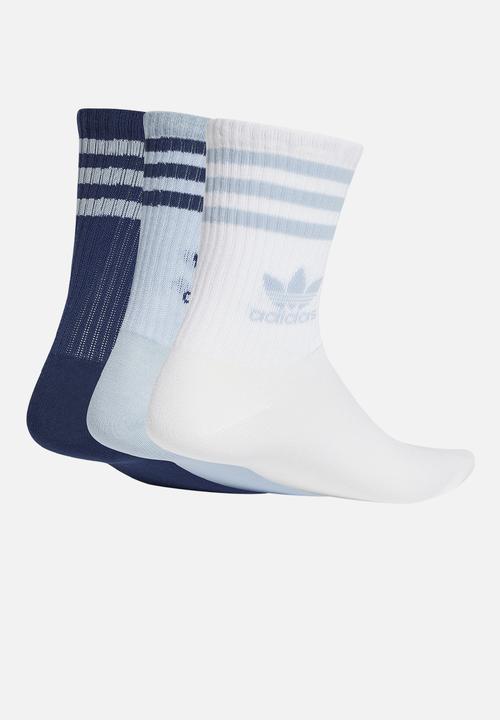 adidas Originals - Crew Sock 3Str Wonblu/Nindig/White - Blues