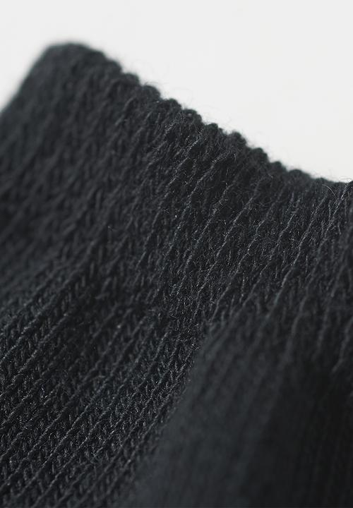 adidas Originals - Trefoil Liner Socks 3 pairs - Black/Black/White