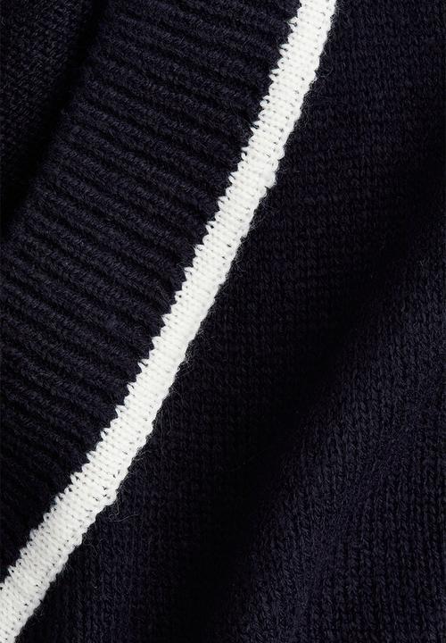 H&M - V-neck sweater vest - navy blue