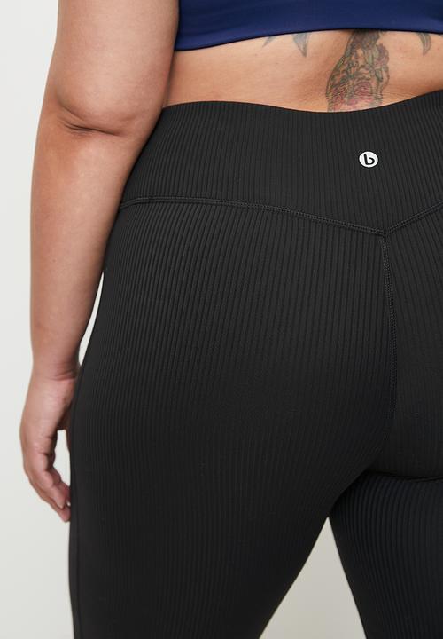 Cotton On - Plus Reform Rib Flare - Black