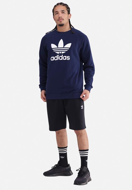 adidas Originals - Adicolor Classics Trefoil Crewneck Sweatshirt - Nindig - Blue