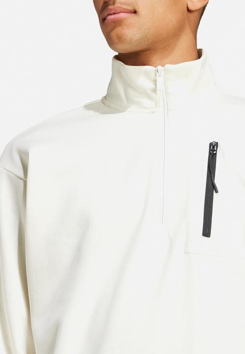 adidas Performance - City Escape Fleece Half-Zip - White