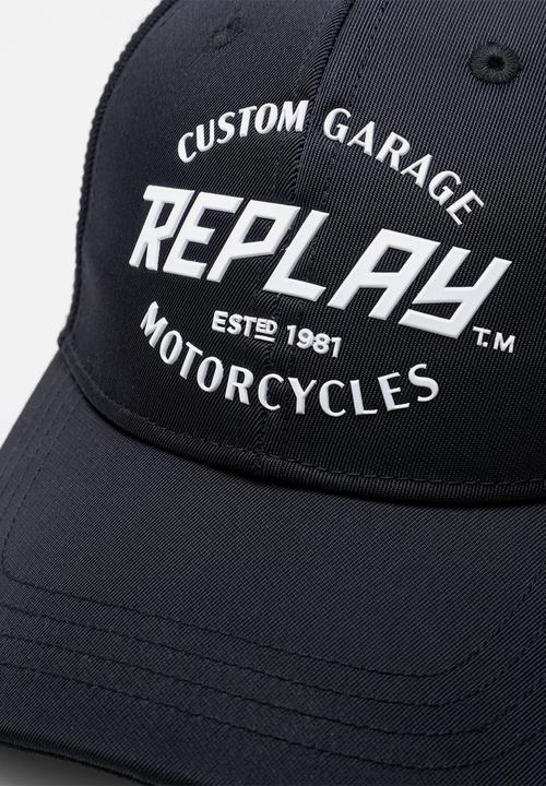 Replay - Nylon Twill Cap - Black