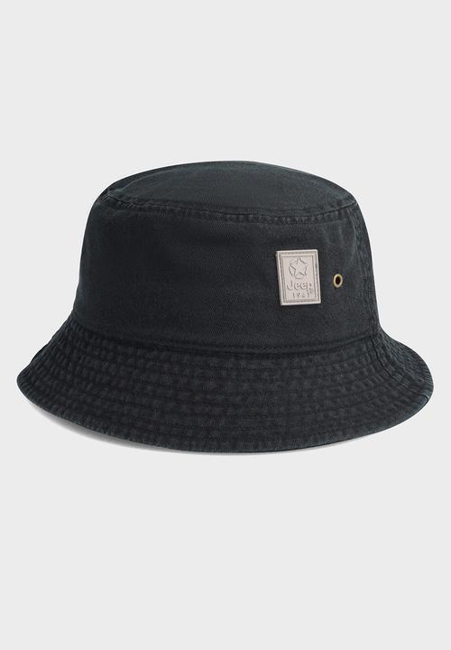 JEEP - Washed Bucket Hat - Black
