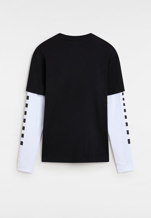 Vans - By long check twofer boys - black