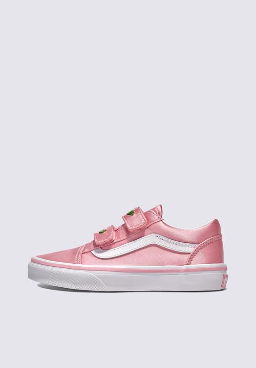 Vans - Old Skool V-Bj1 -  Satin Rose Pink/True White