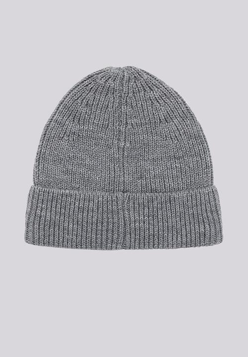 Replay - Acrylic Beanie - Dk Grey Melange