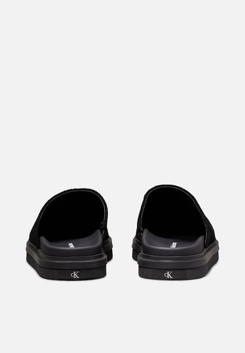Calvin Klein - Home leather clog - triple black