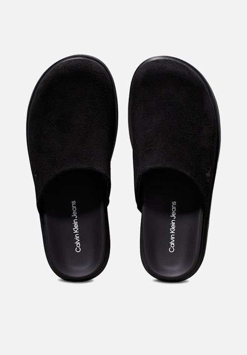 Calvin Klein - Home leather clog - triple black